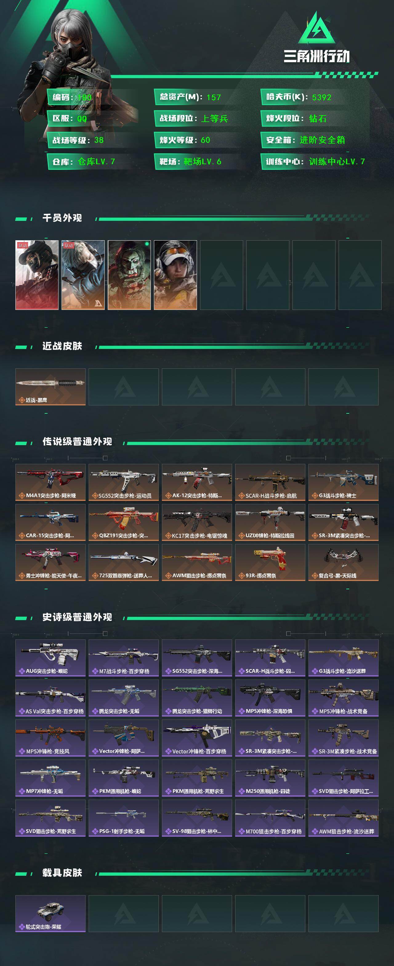 SJZCMW425921三角洲行动账号详情图2