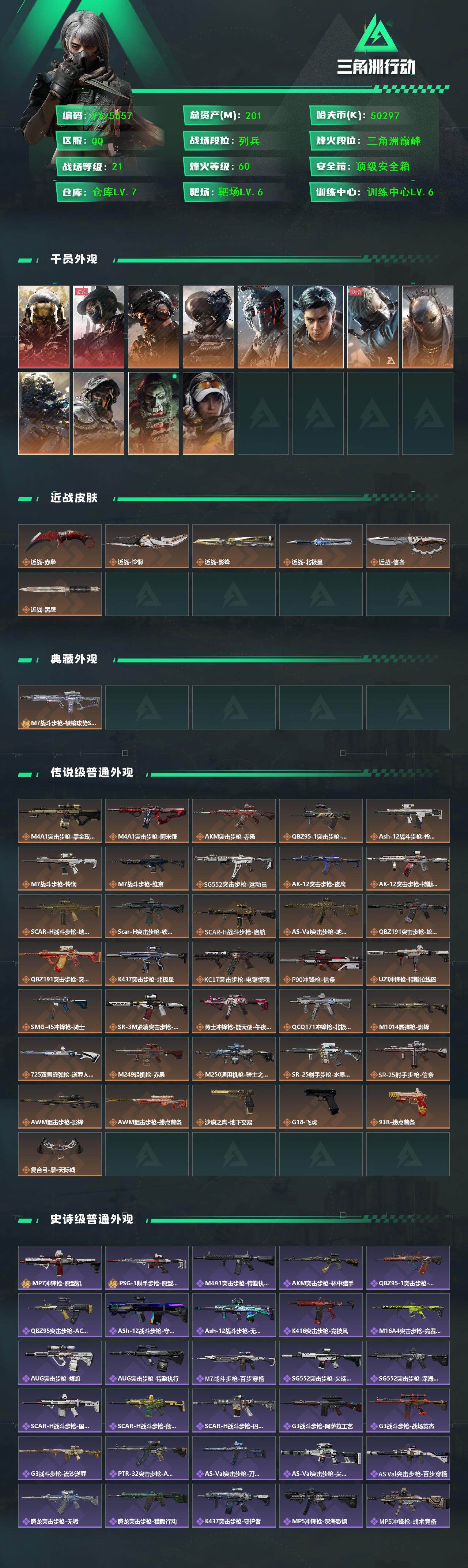 SJZCMW441603三角洲行动账号详情图3