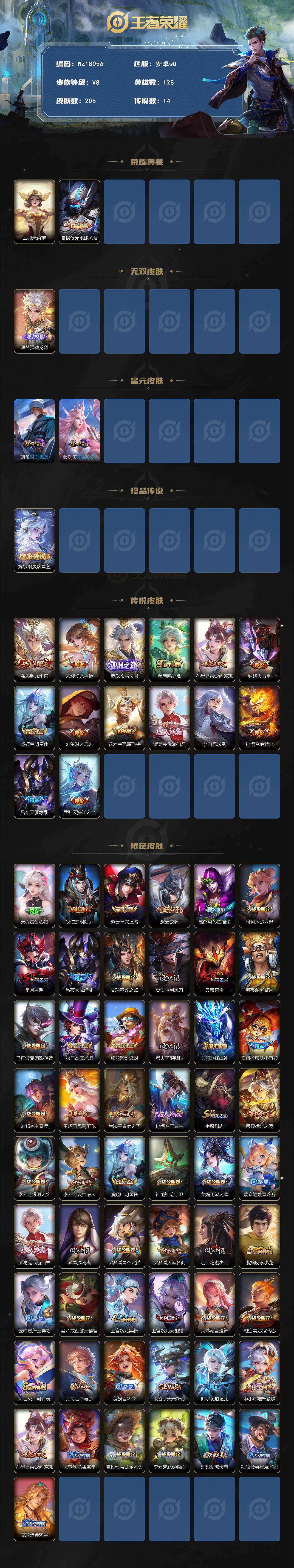 WZ0349184王者荣耀账号详情图2