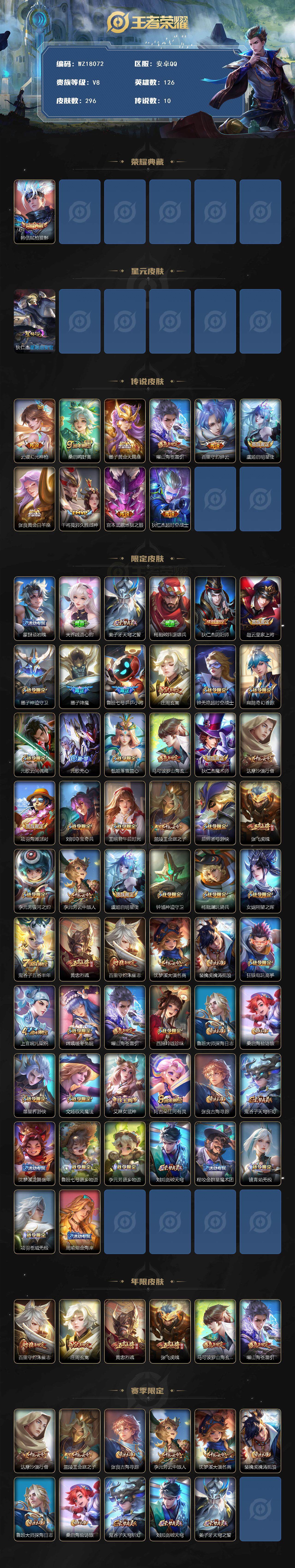 WZ03411753王者荣耀账号详情图2