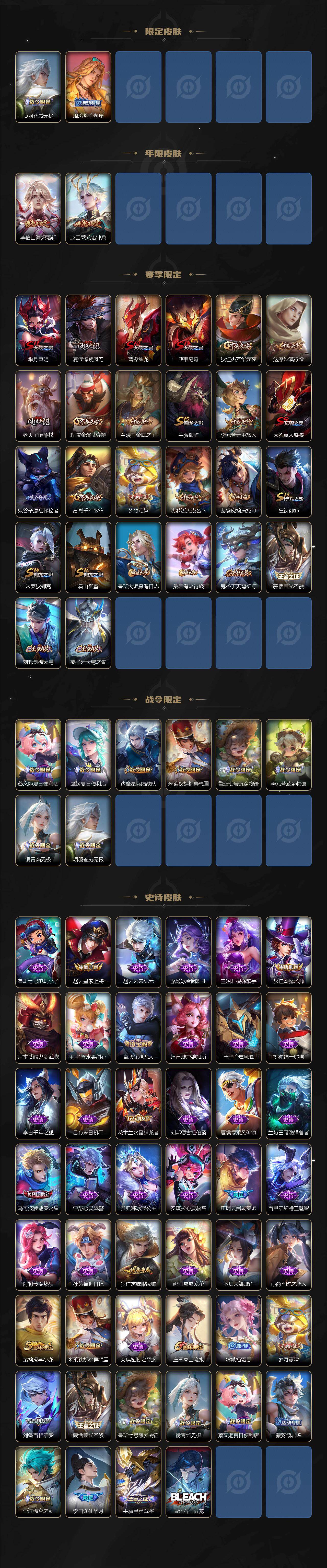 WZ0349155王者荣耀账号详情图3 WZ0349155王者荣耀账号详情图3