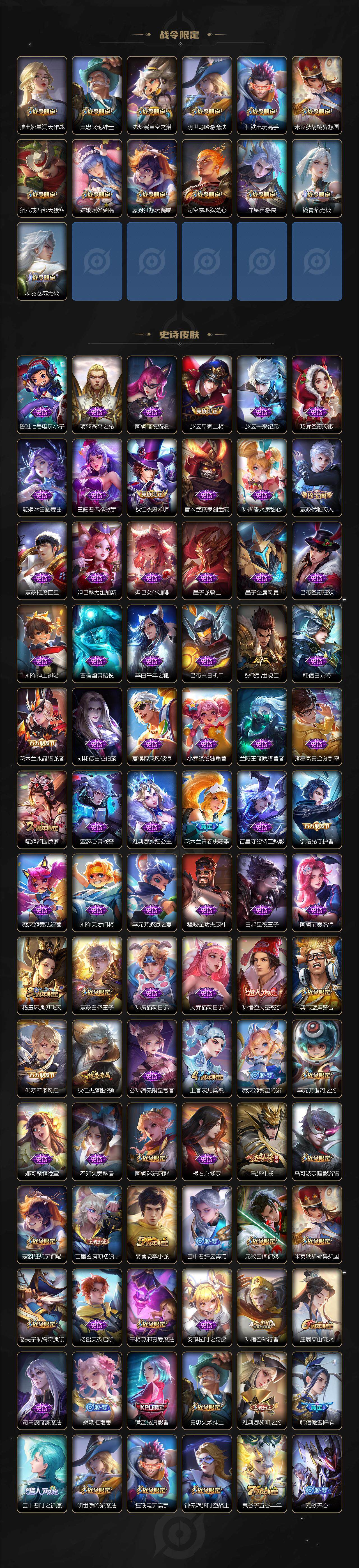 WZ0349174王者荣耀账号详情图4 WZ0349174王者荣耀账号详情图4