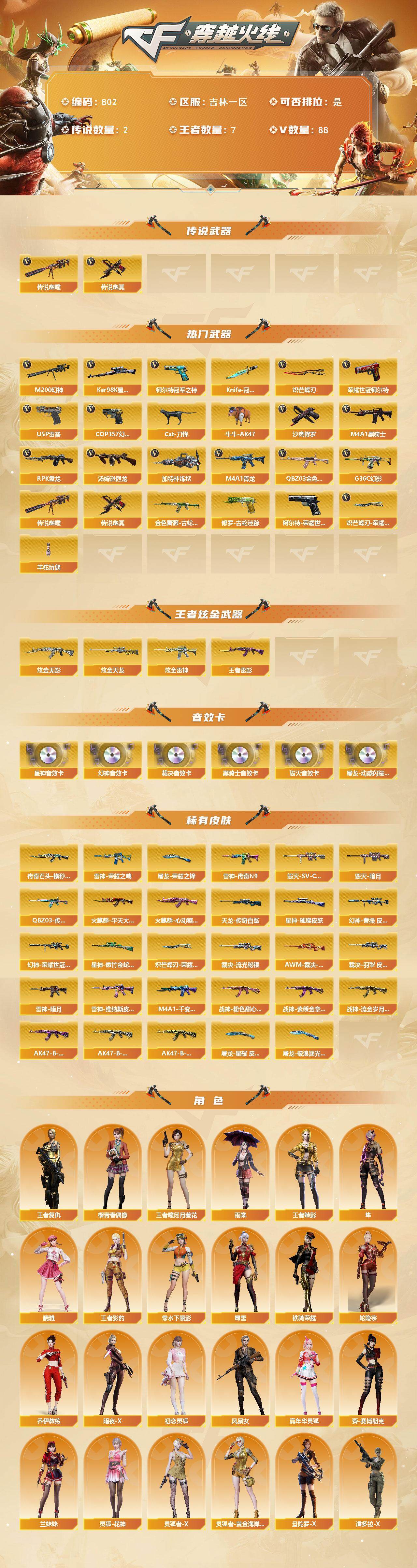 CFCMW422223穿越火线账号详情图2