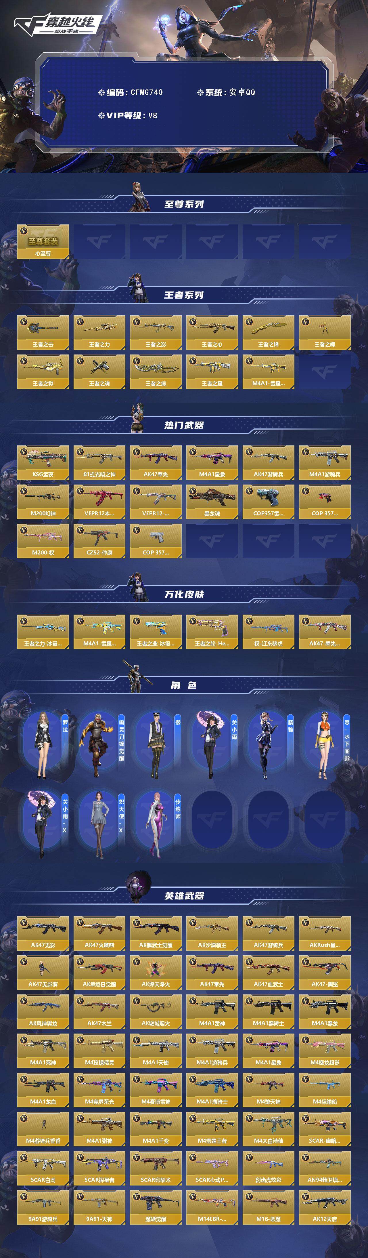 CFMEY40528枪战王者账号详情图2