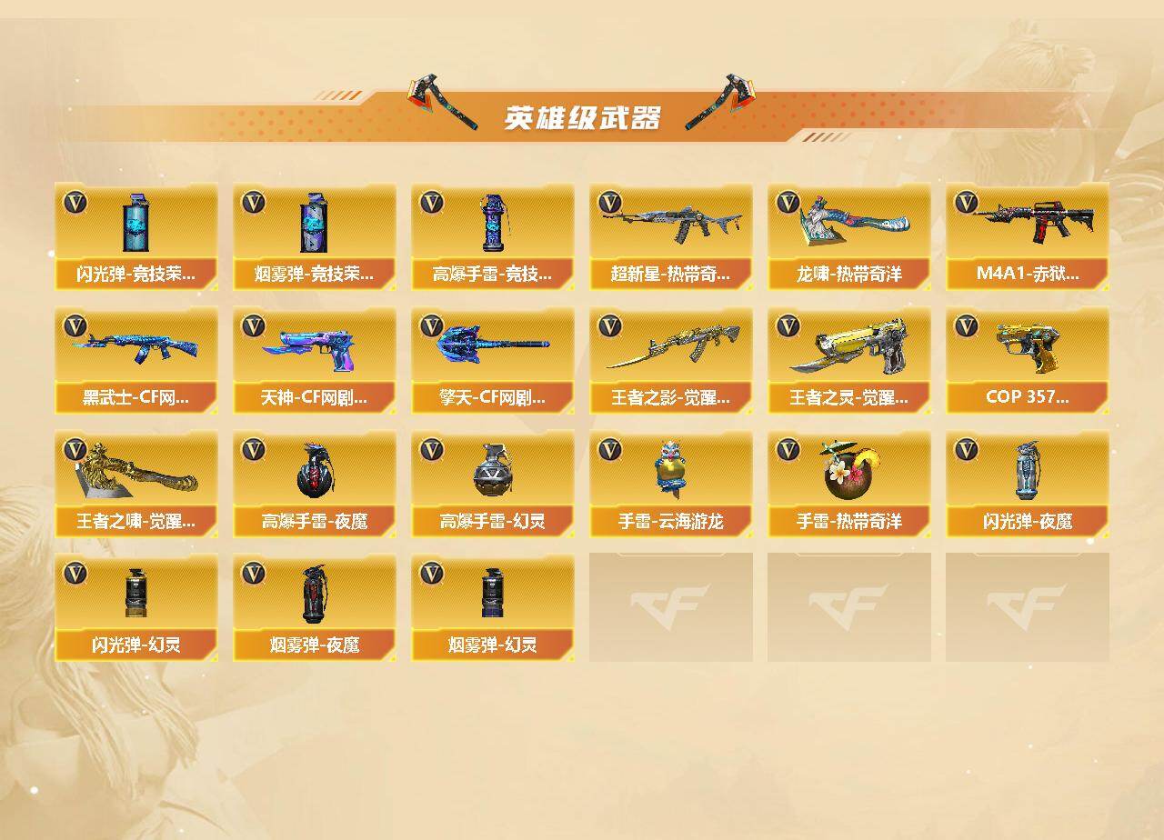 CFCMW422117穿越火线账号详情图3