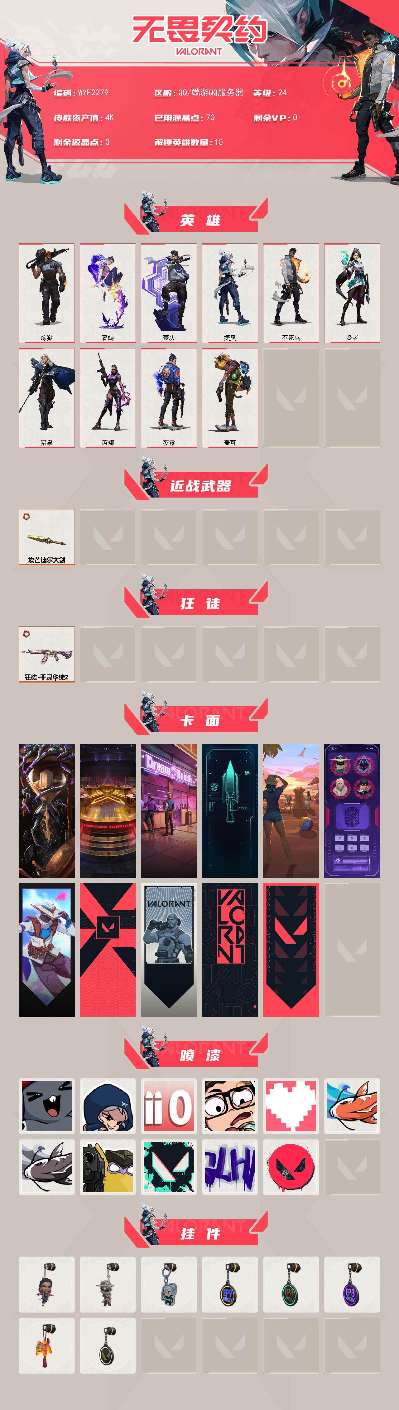 WWQQM40952无畏契约账号详情图3 WWQQM40952无畏契约账号详情图3