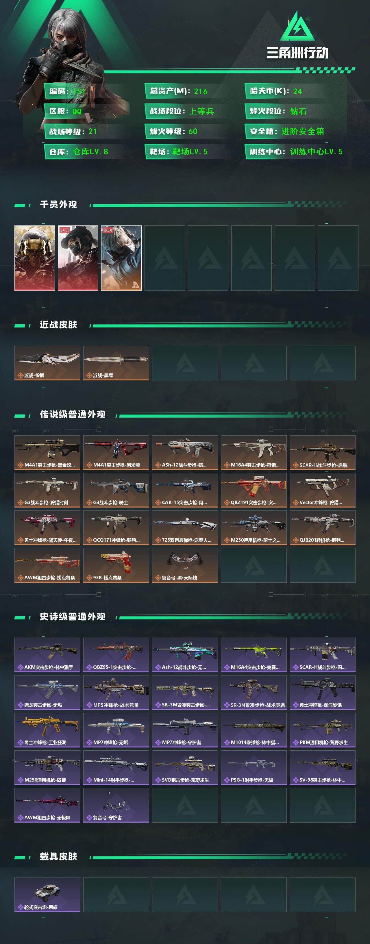 SJZCMW41818三角洲行动账号详情图2