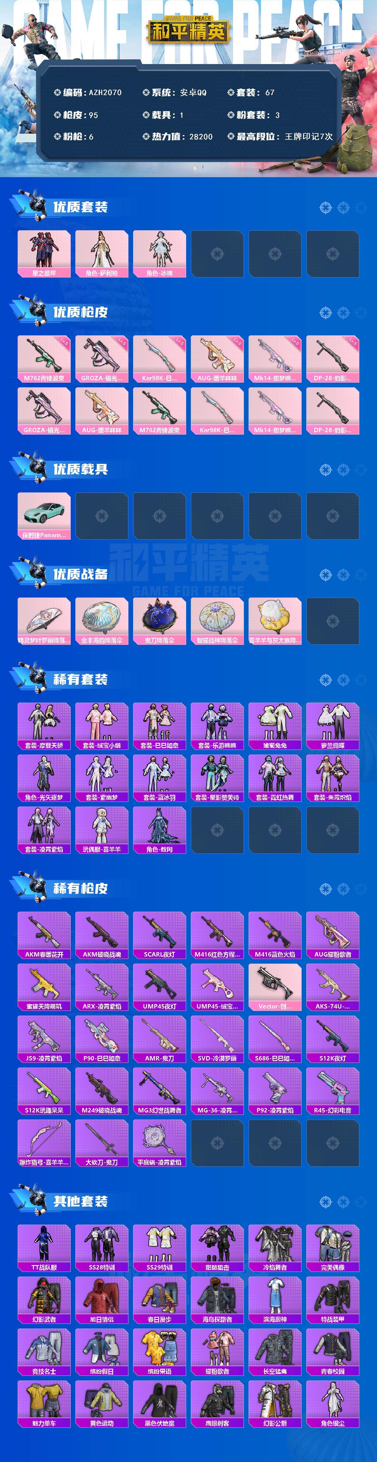 HPCMW416338和平精英账号详情图2