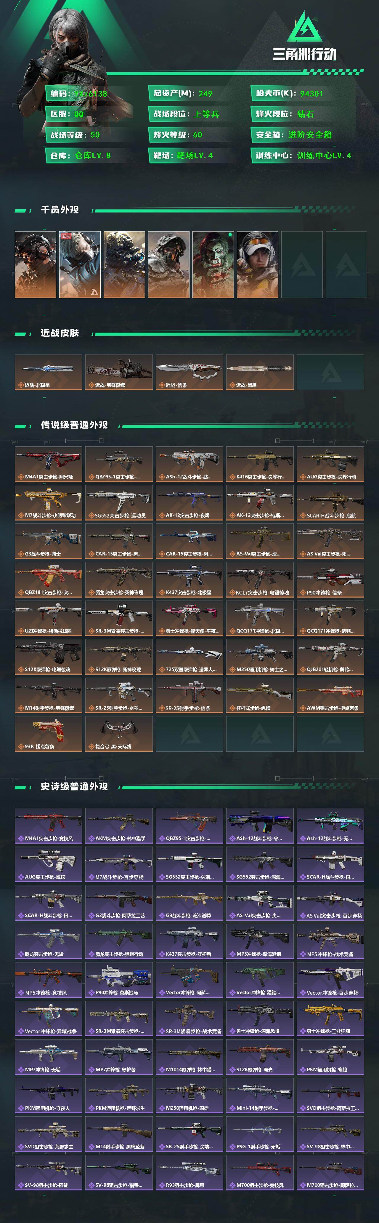 SJZCMW46509三角洲行动账号详情图2