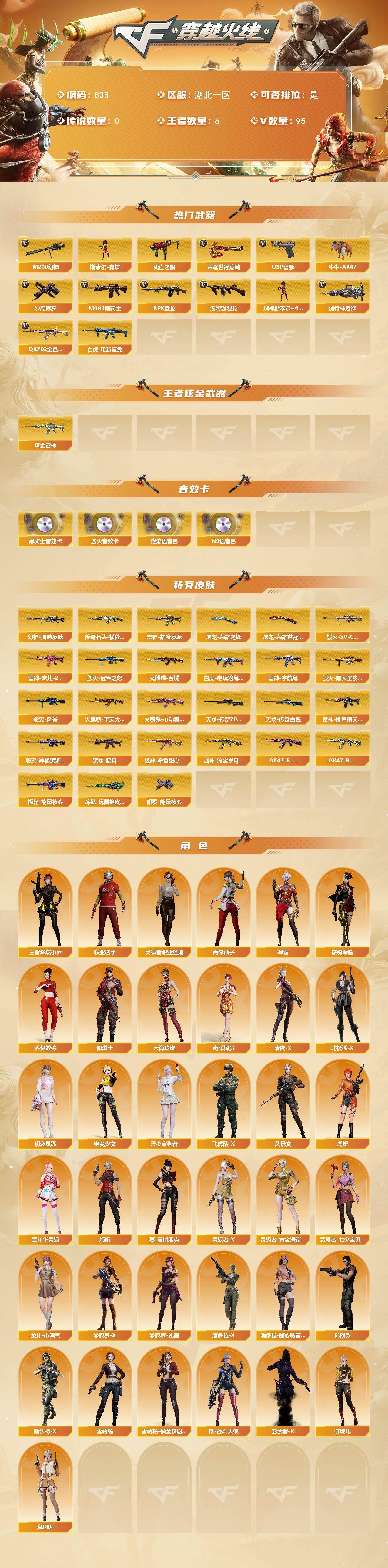 CFCMW421794穿越火线账号详情图2