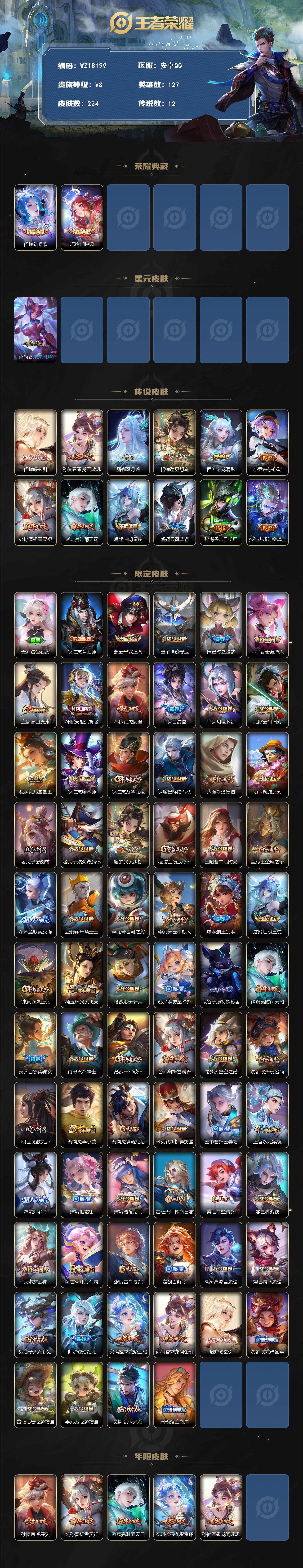 WZ03411829王者荣耀账号详情图2