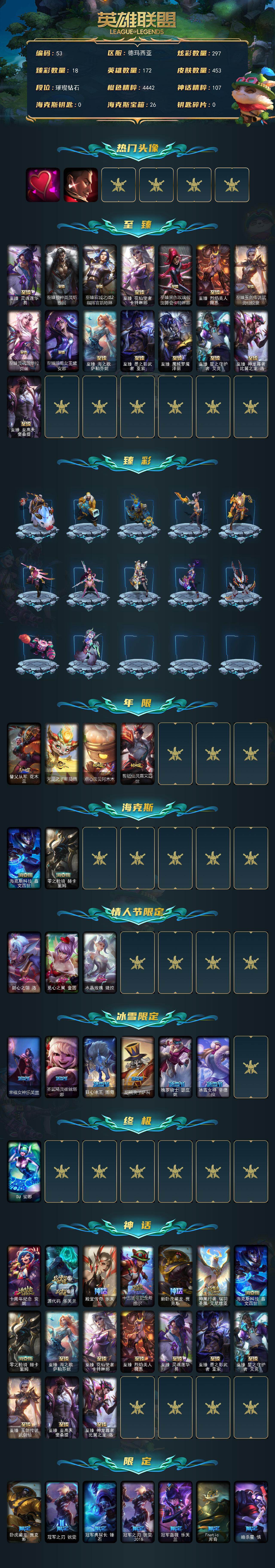 LOLCMW49548英雄联盟账号详情图2 LOLCMW49548英雄联盟账号详情图2