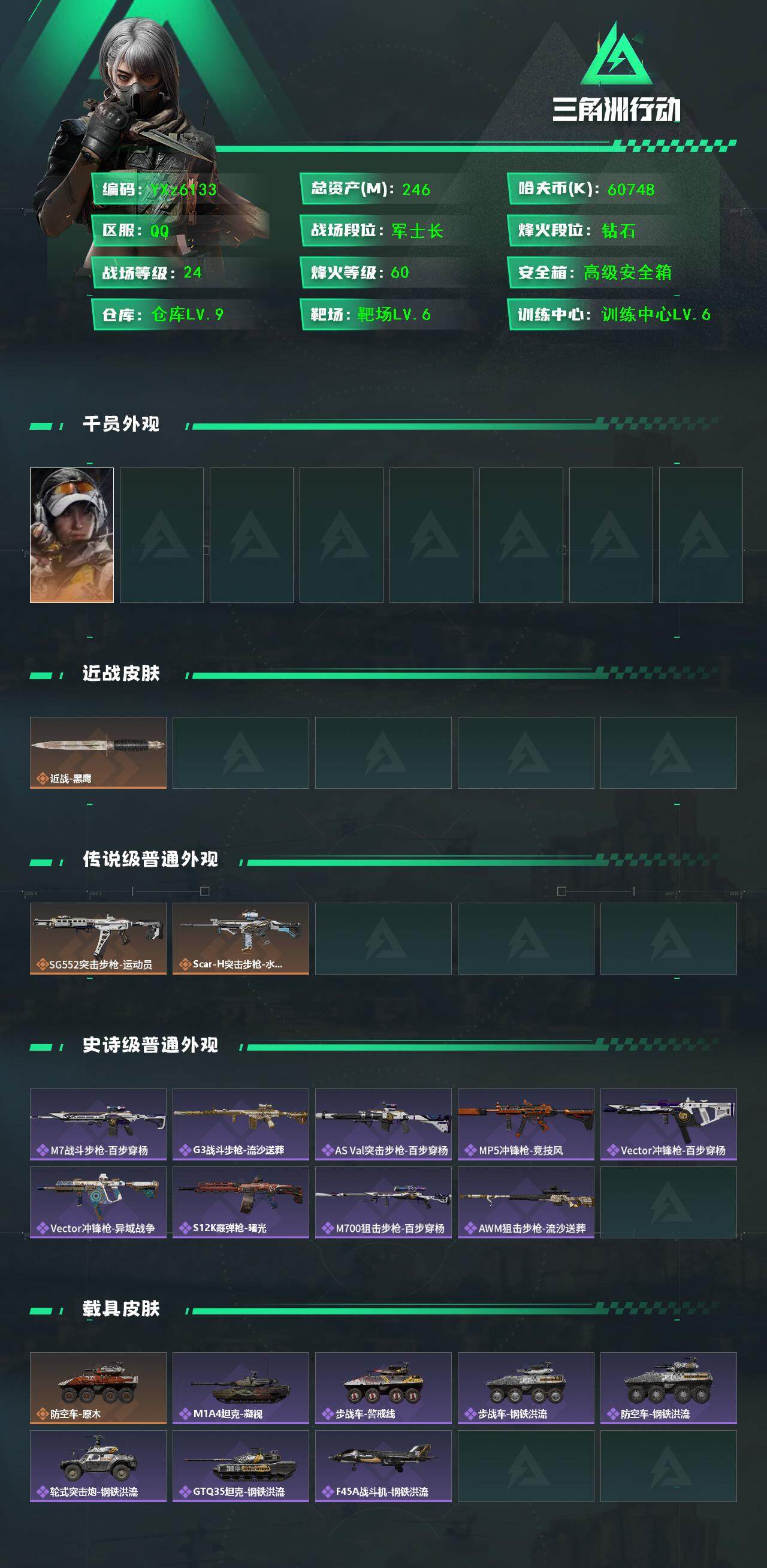 SJZCMW46510三角洲行动账号详情图2