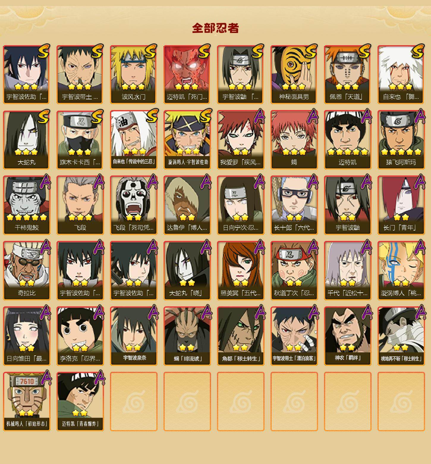 HYCMW46453火影忍者账号详情图2