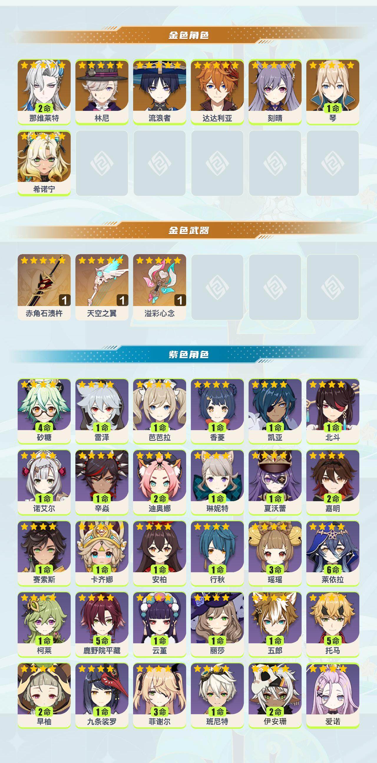 YSEY40244原神账号详情图2