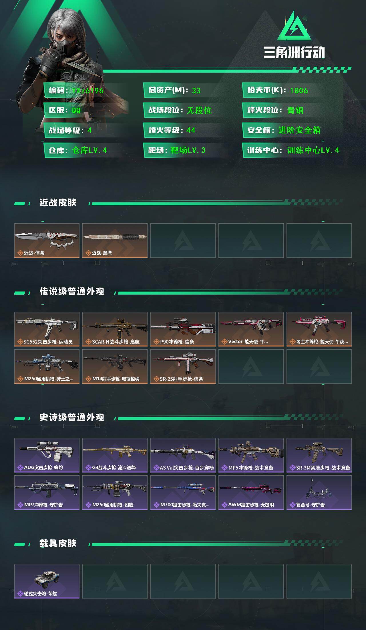 SJZCMW46638三角洲行动账号详情图2