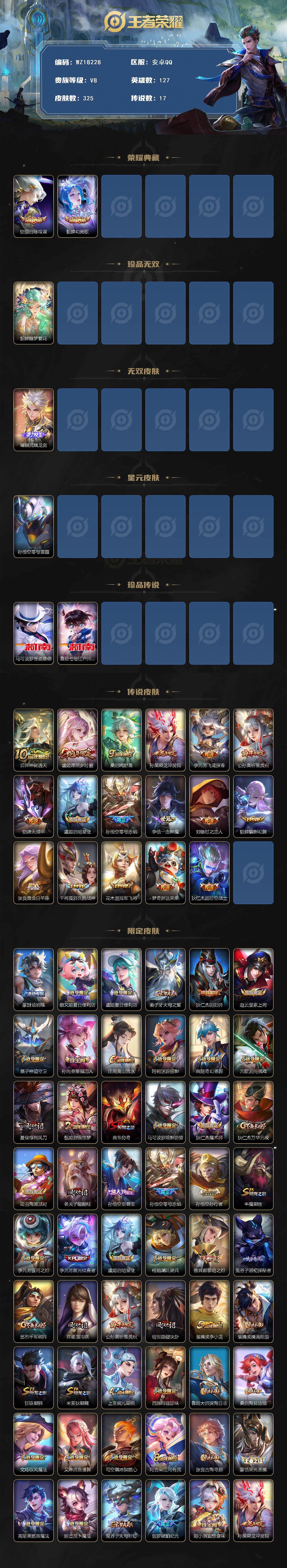 WZ03414412王者荣耀账号详情图2