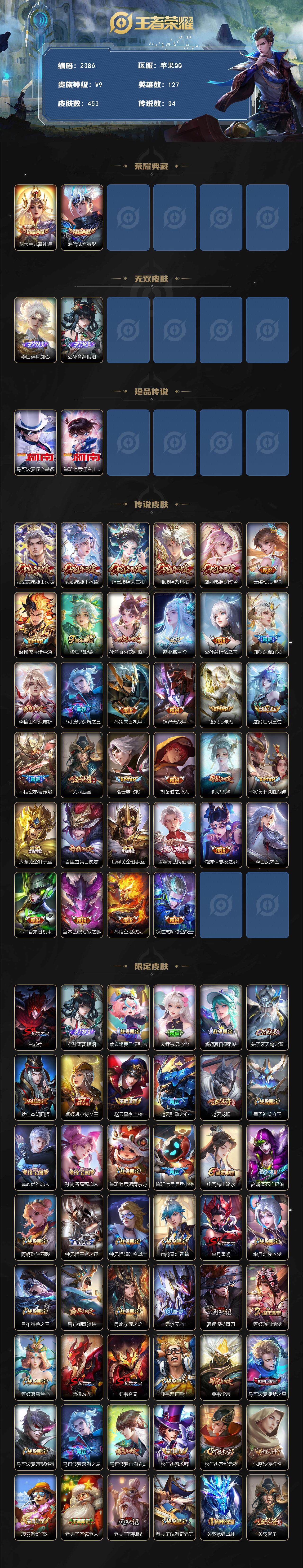 WZCMW423958王者荣耀账号详情图2