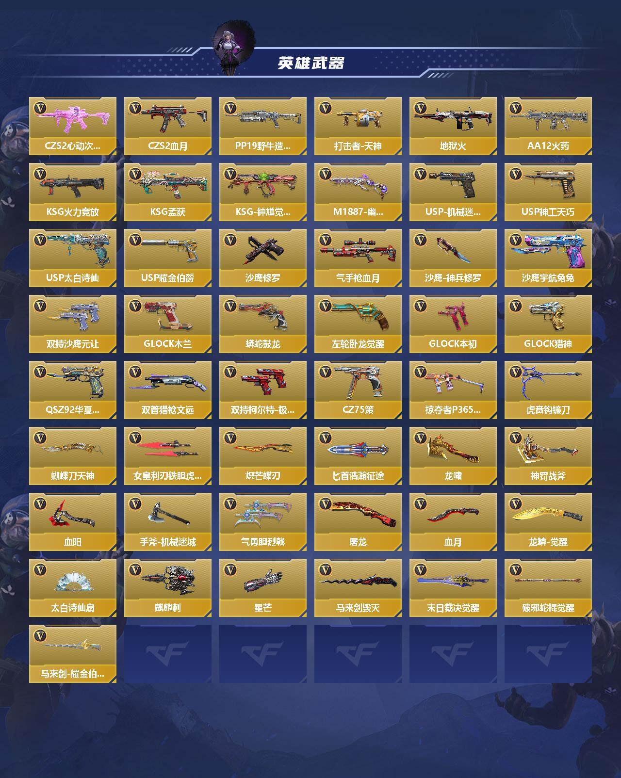 CFMQM41254枪战王者账号详情图4