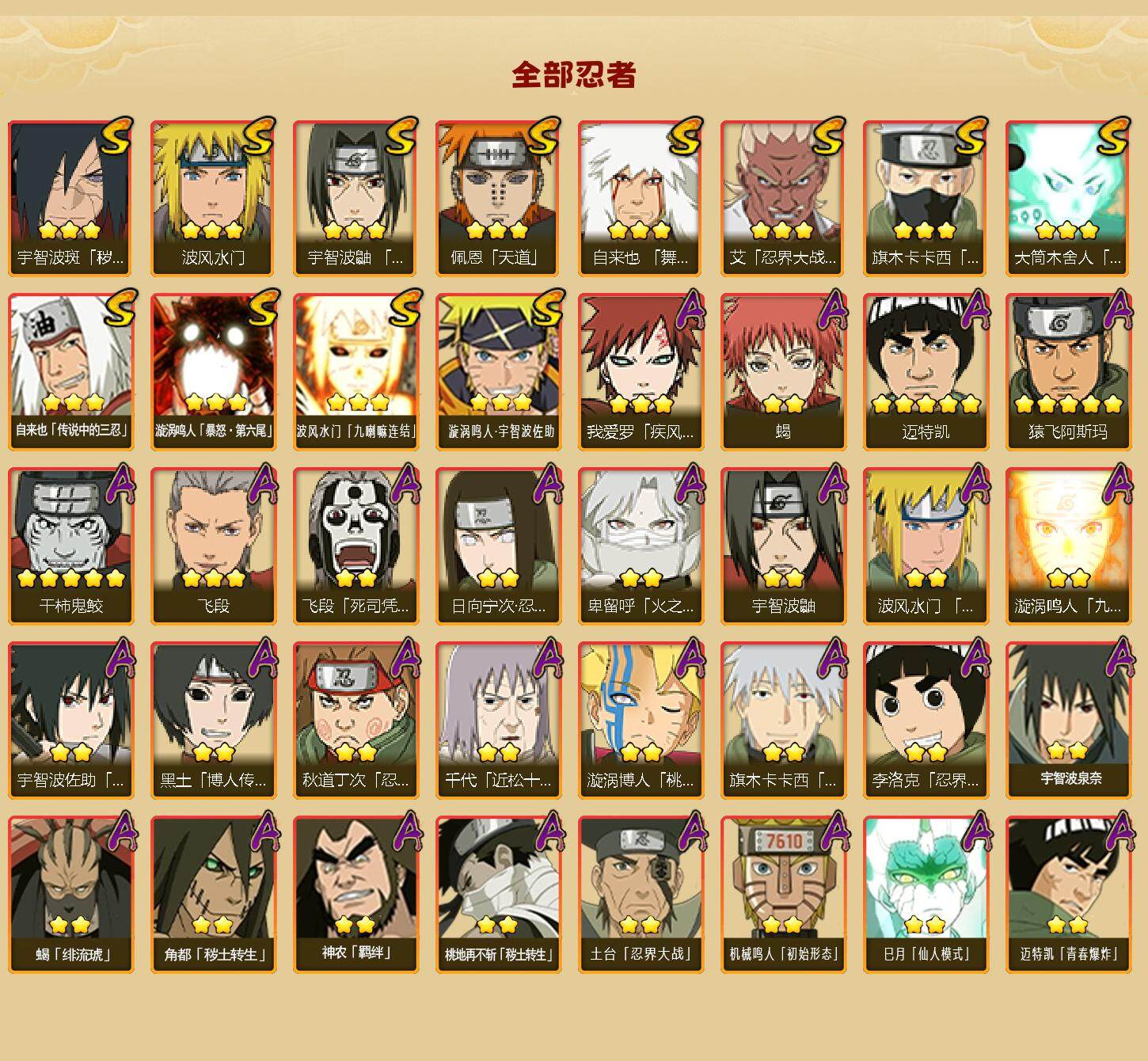 HYLFY40737火影忍者账号详情图2