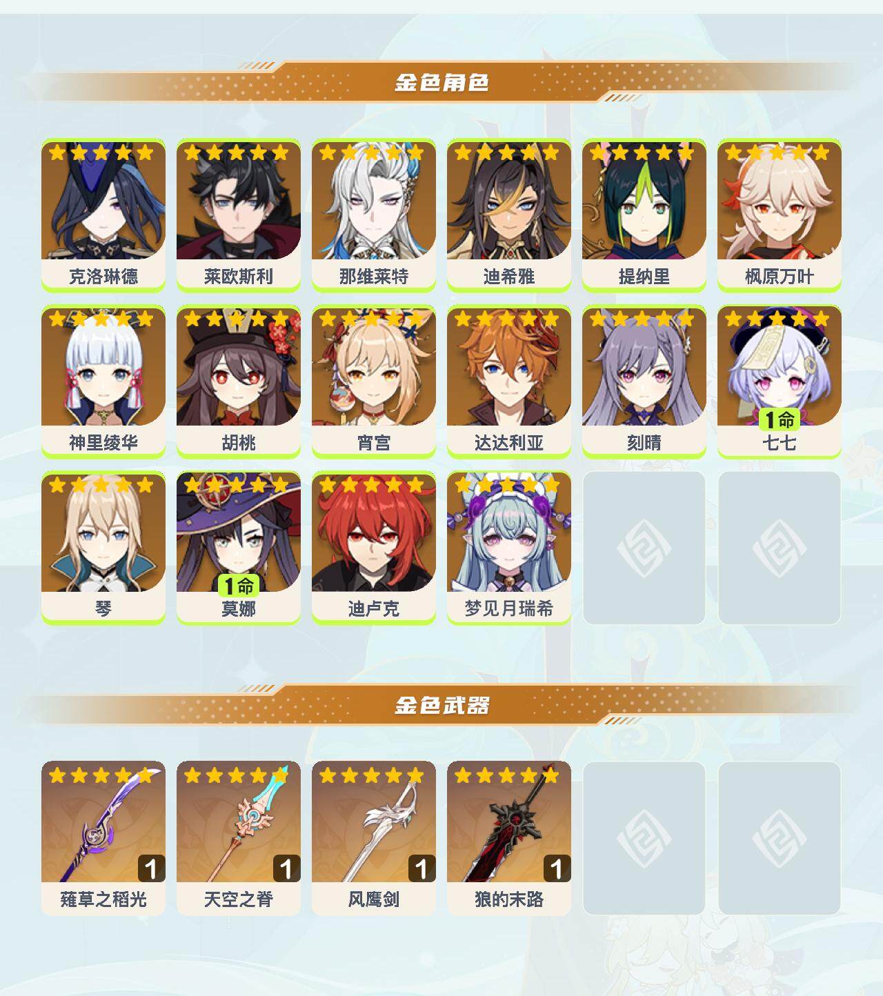 YSEY40280原神账号详情图3