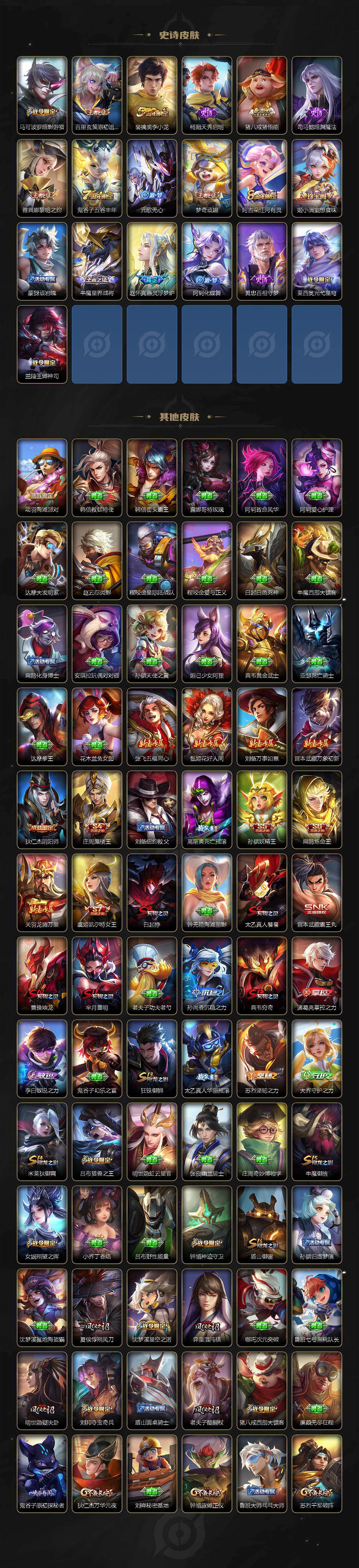 WZ03414477王者荣耀账号详情图4 WZ03414477王者荣耀账号详情图4