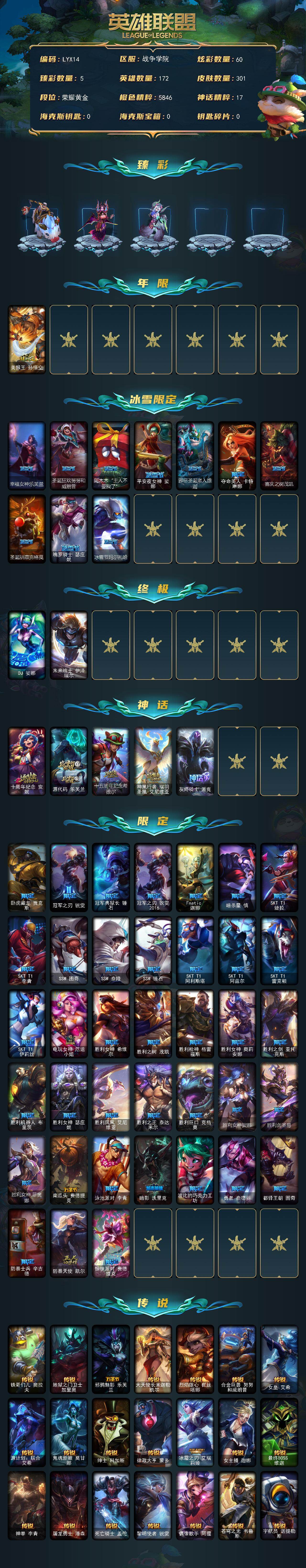 LOLCMW49945英雄联盟账号详情图2 LOLCMW49945英雄联盟账号详情图2