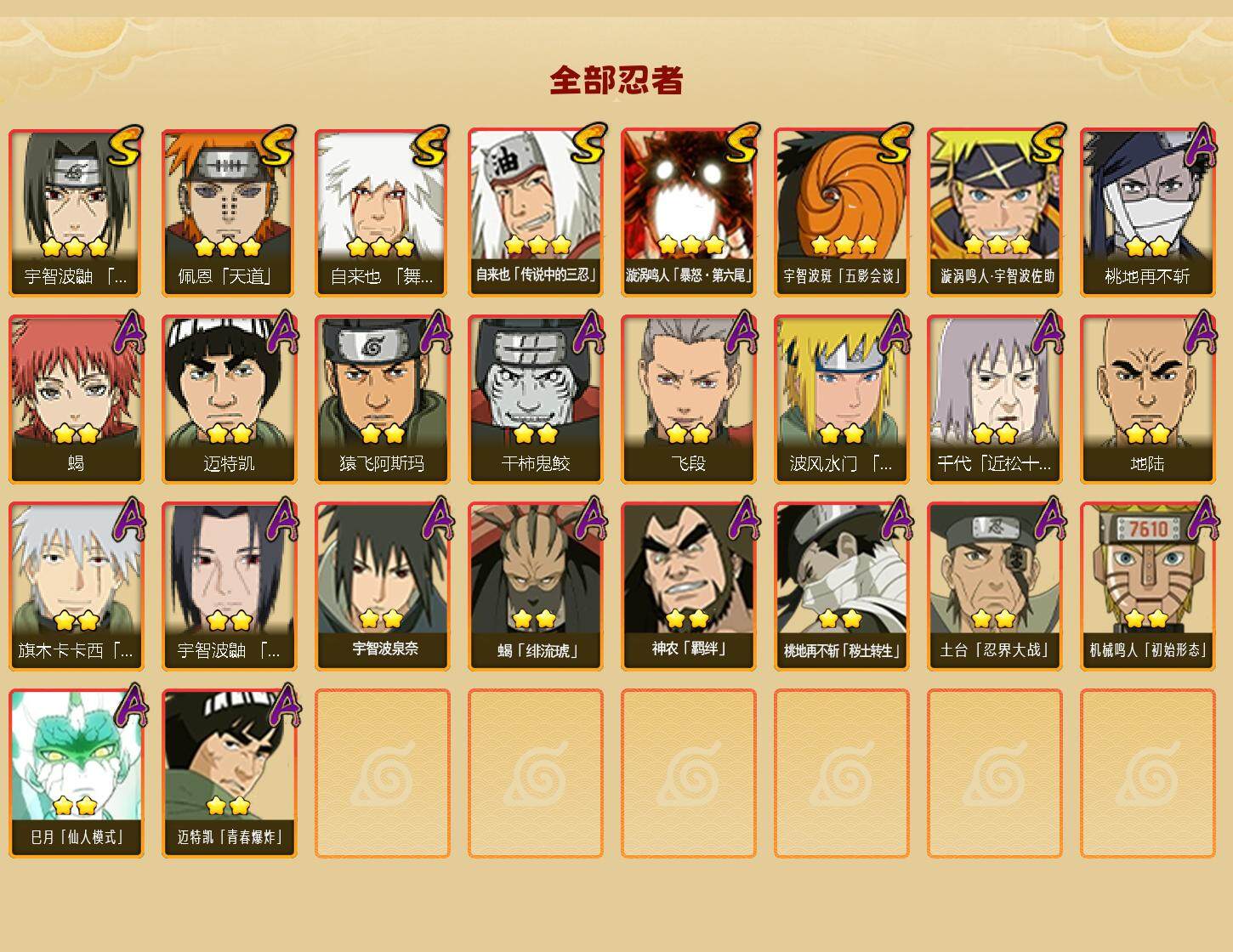 HYEY40908火影忍者账号详情图2