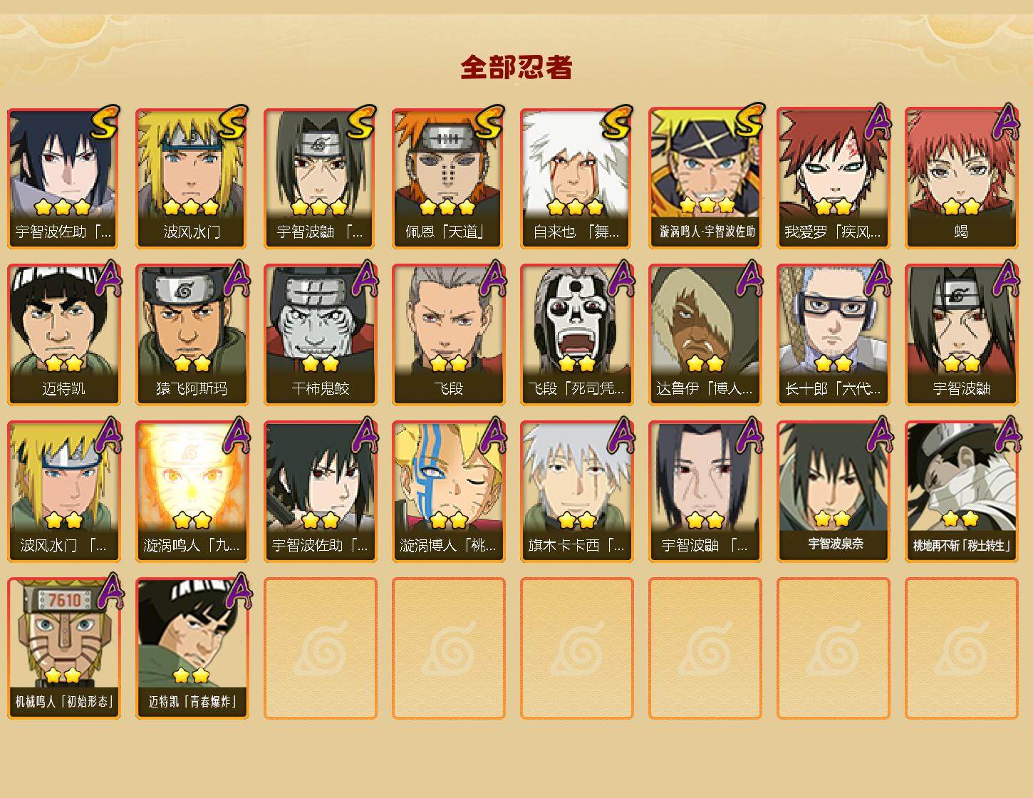 HYLFY40756火影忍者账号详情图2