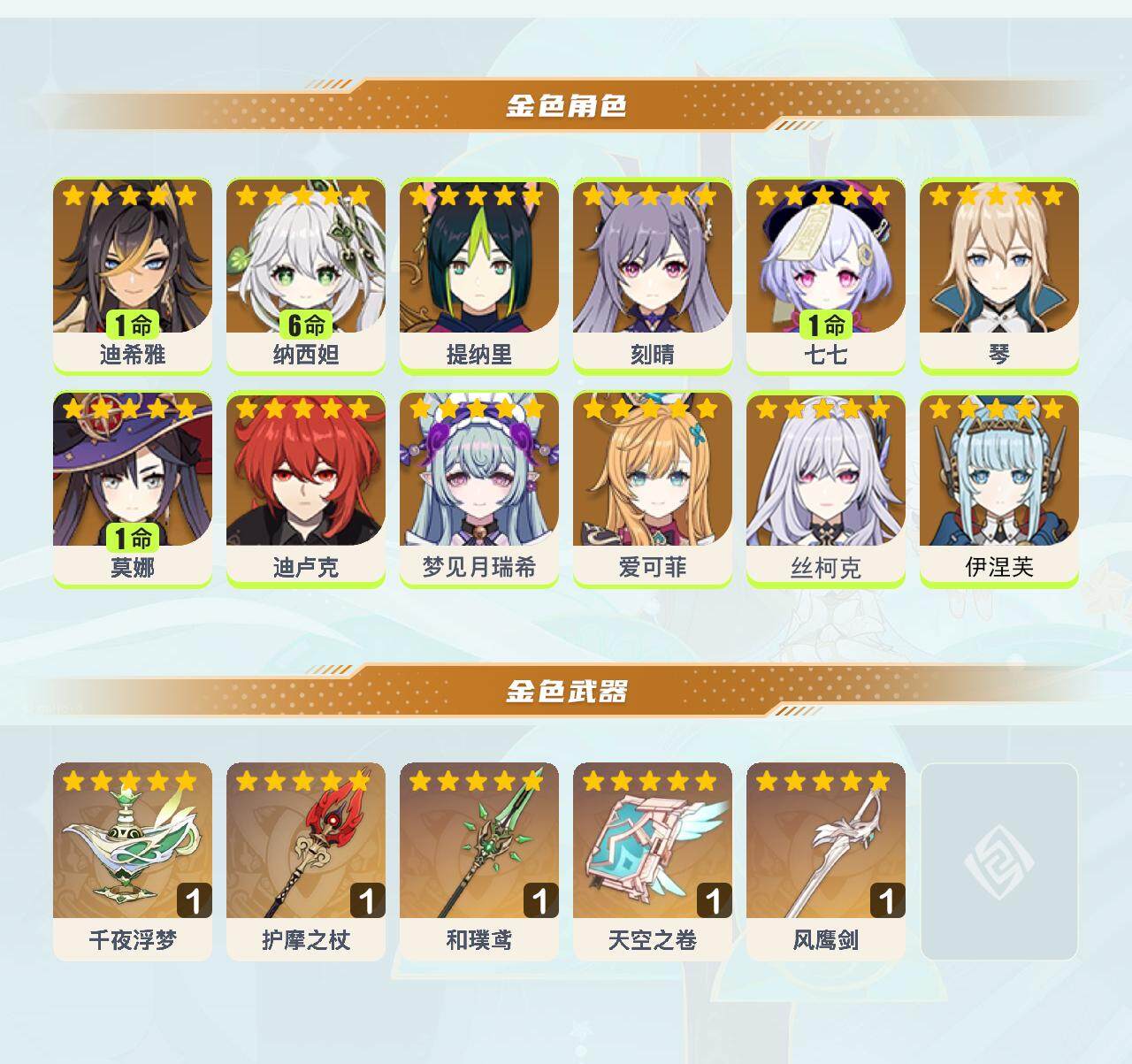 YSEY40290原神账号详情图4