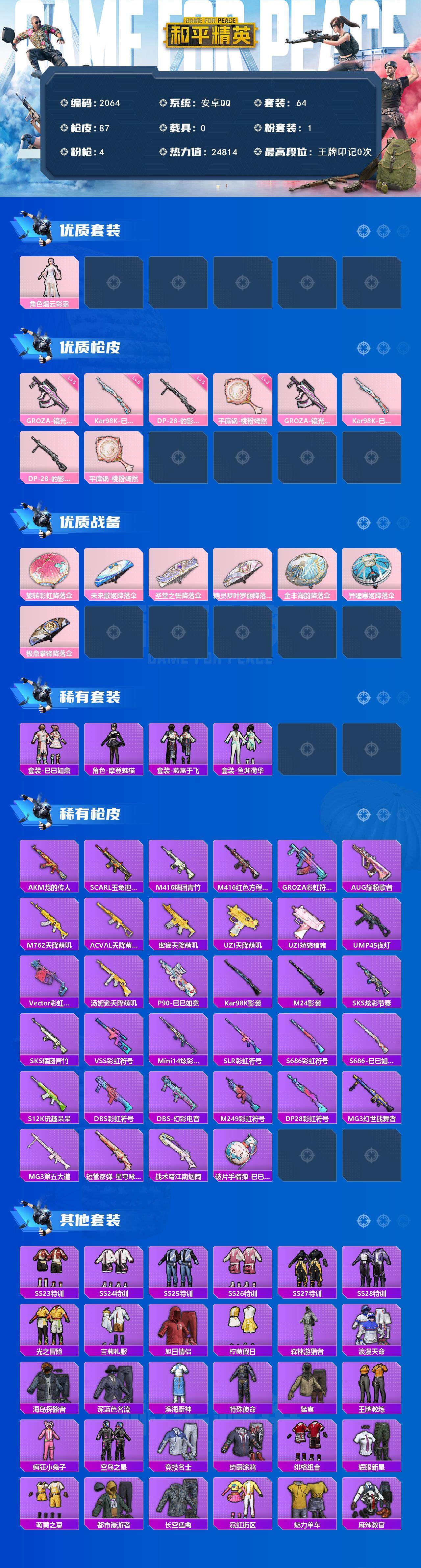 HPCMW48391和平精英账号详情图2 HPCMW48391和平精英账号详情图2