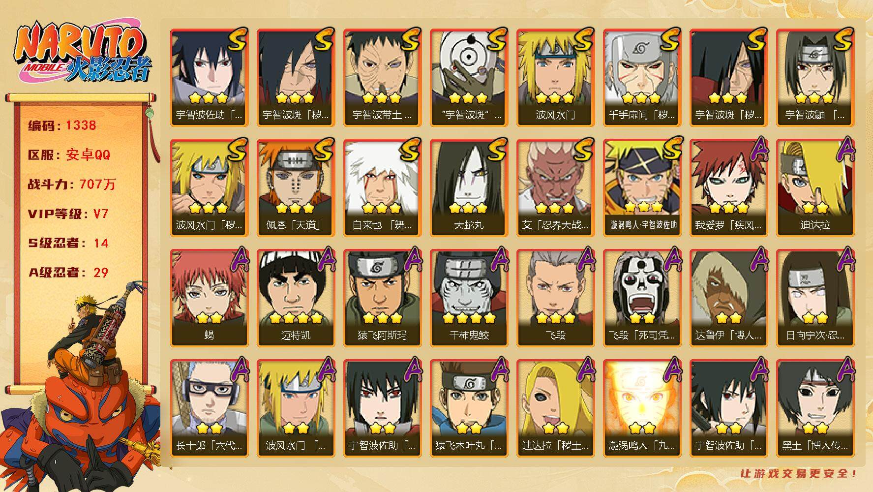 HYLFY410978火影忍者账号详情图2