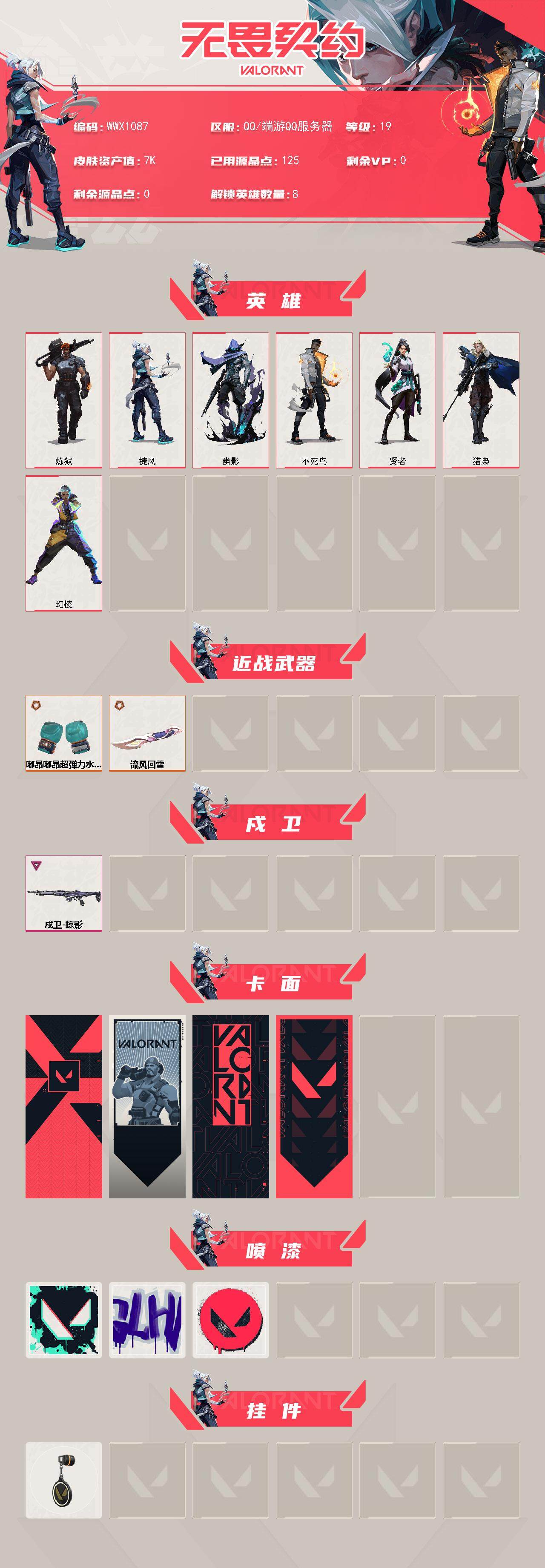 WWQQM41754无畏契约账号详情图3 WWQQM41754无畏契约账号详情图3