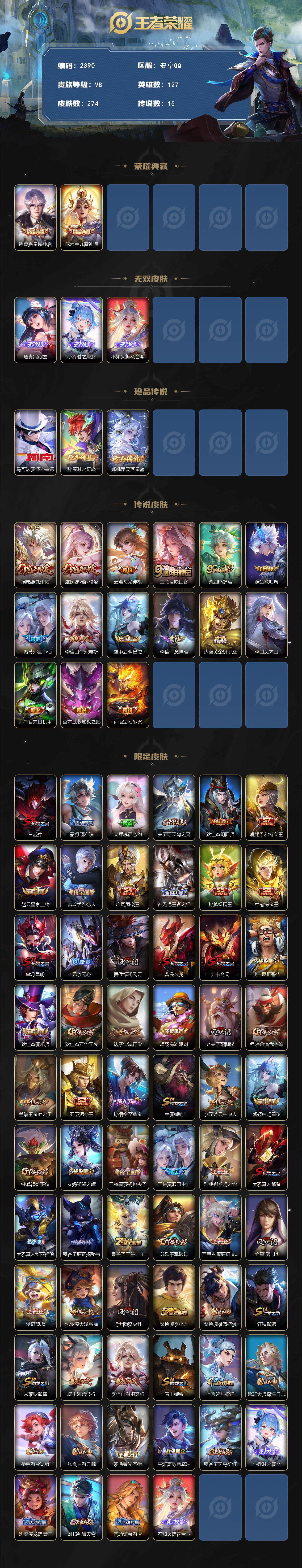 WZCMW416838王者荣耀账号详情图2