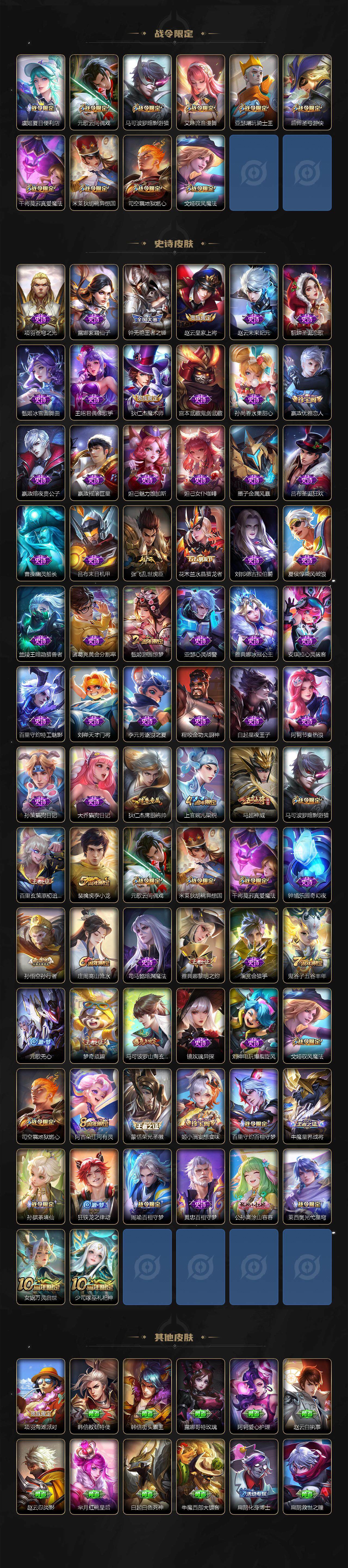 WZQM418842王者荣耀账号详情图4 WZQM418842王者荣耀账号详情图4