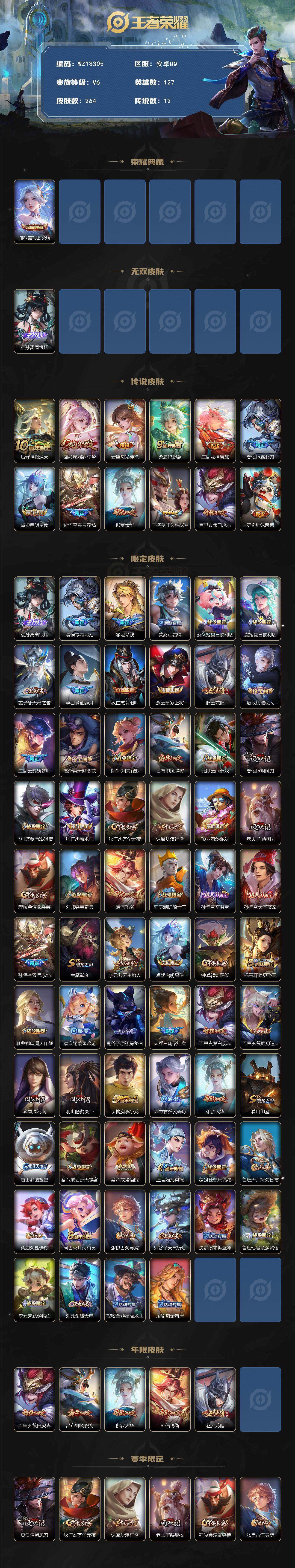 WZ03418656王者荣耀账号详情图2