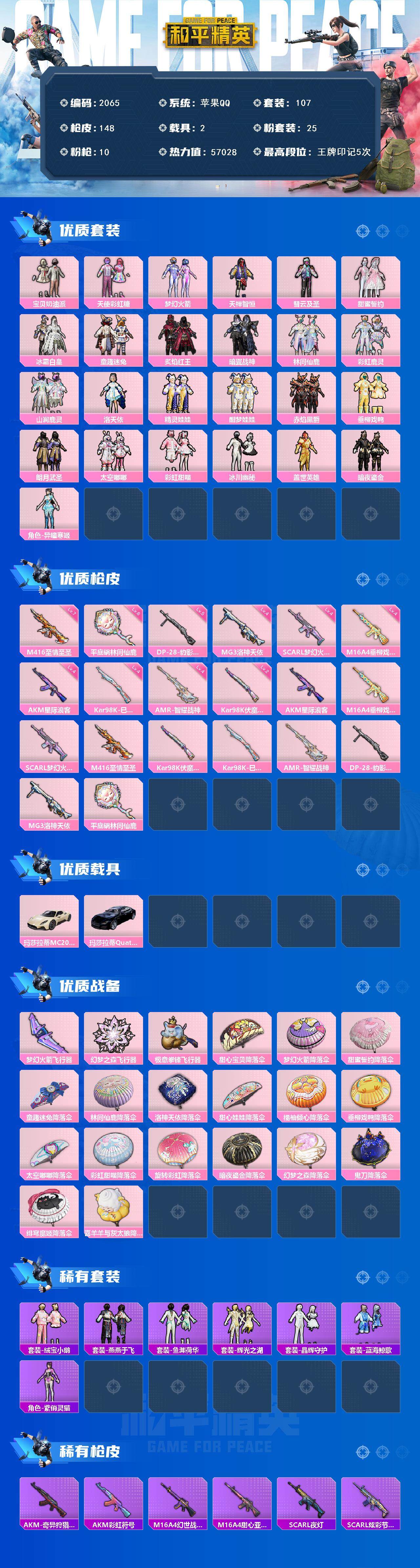 HPCMW48400和平精英账号详情图2