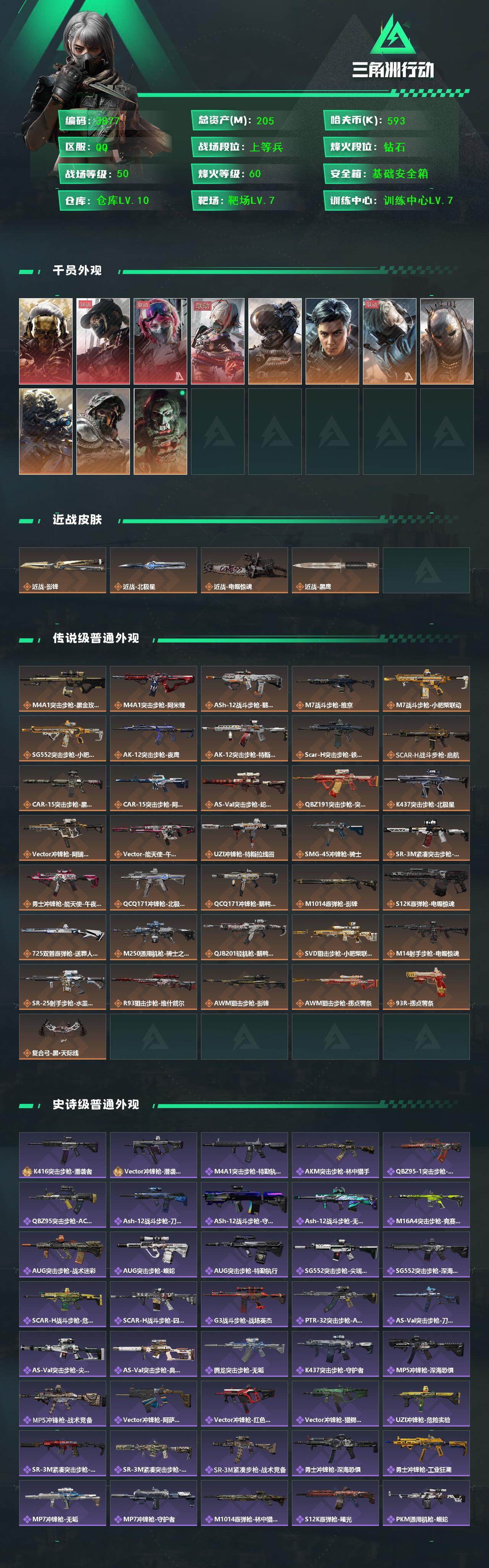 SJZQM46309三角洲行动账号详情图5