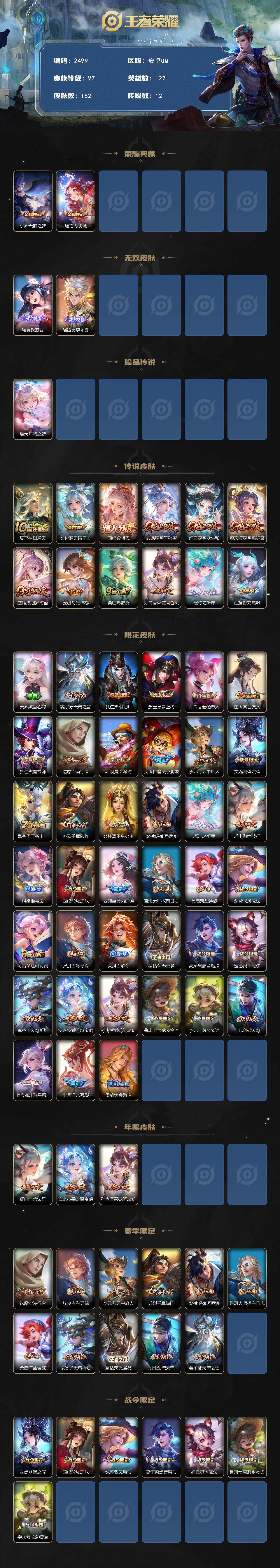 WZCMW417695王者荣耀账号详情图2