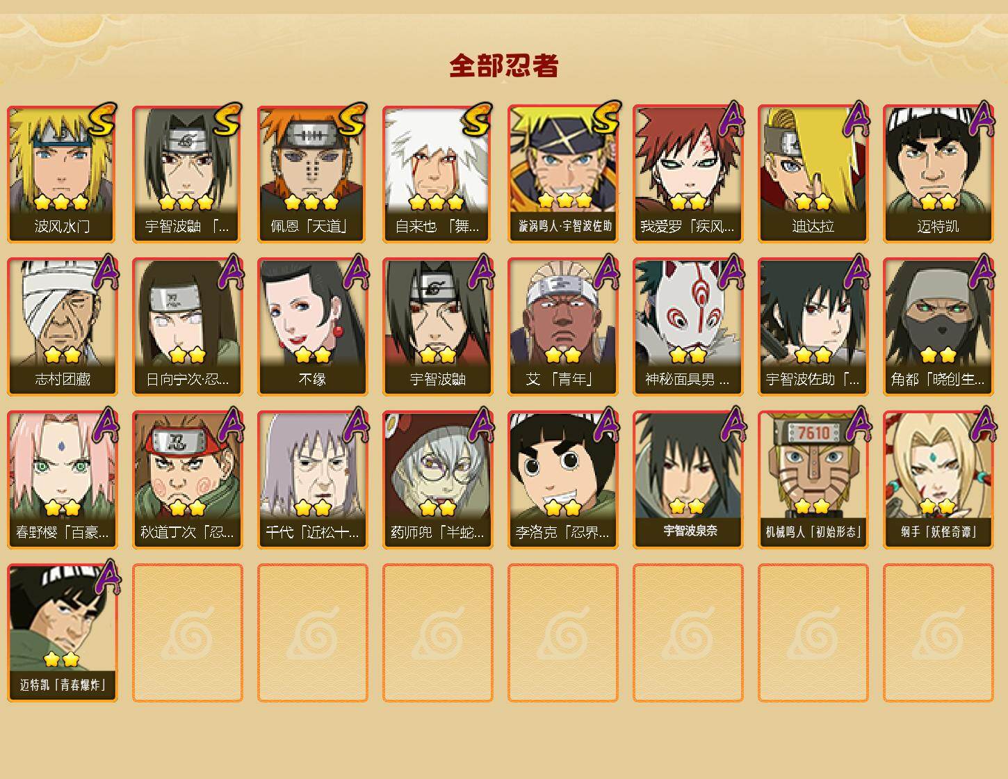 HYCMW46432火影忍者账号详情图2