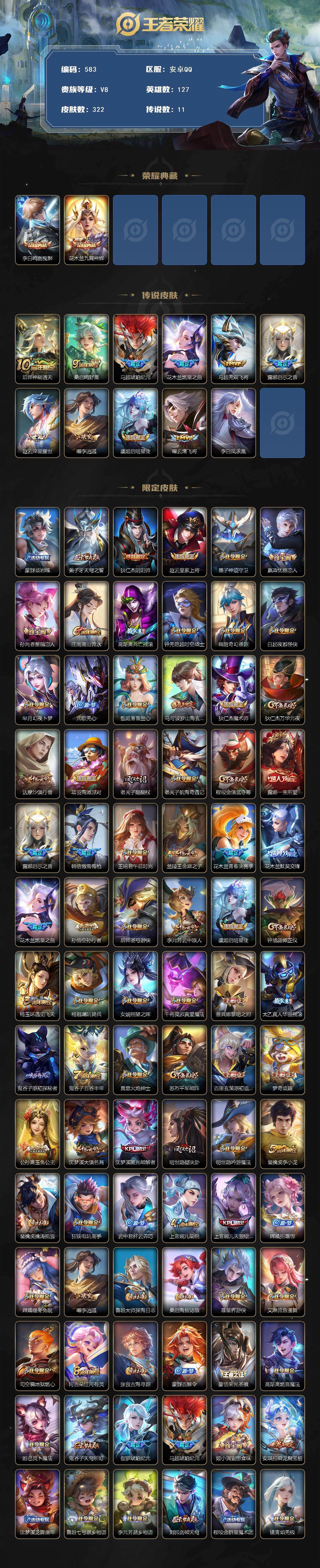 WZCMW495710王者荣耀账号详情图2