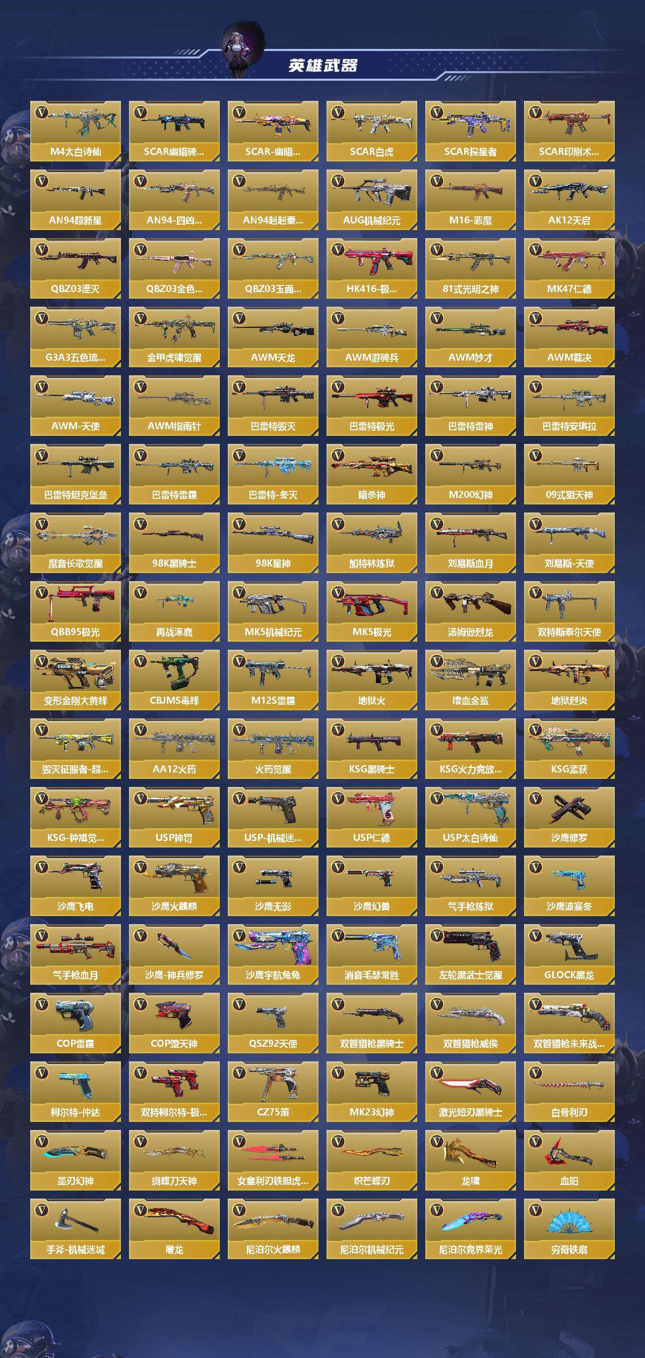 CFMQM41659枪战王者账号详情图4