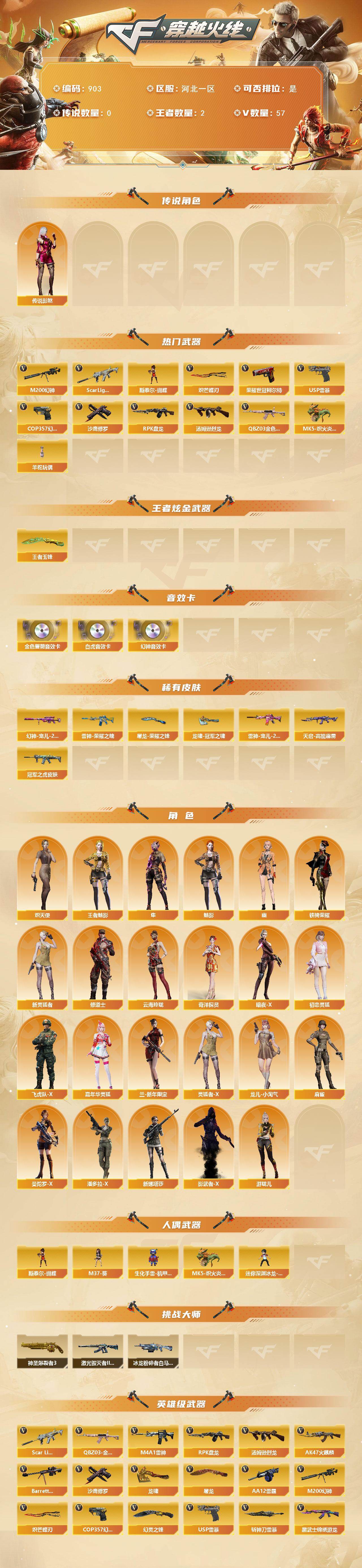 CFCMW422094穿越火线账号详情图2