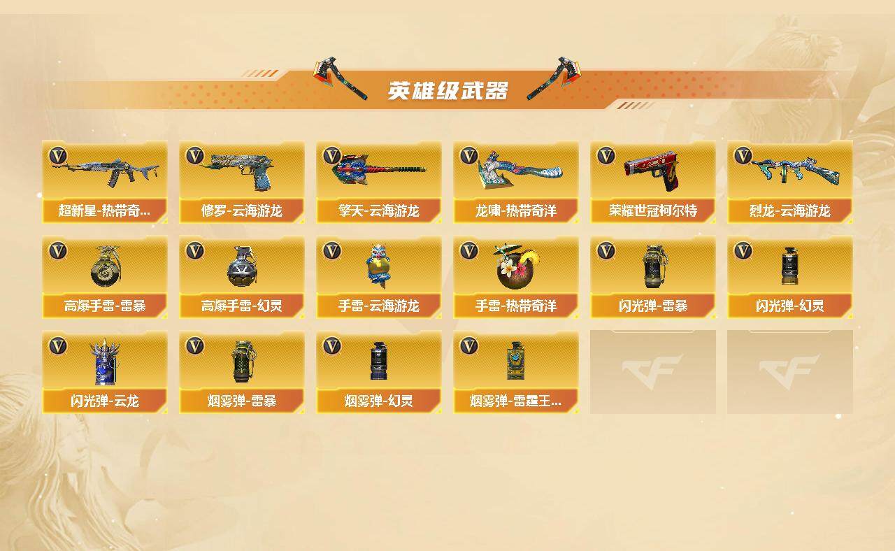 CFCMW422094穿越火线账号详情图3