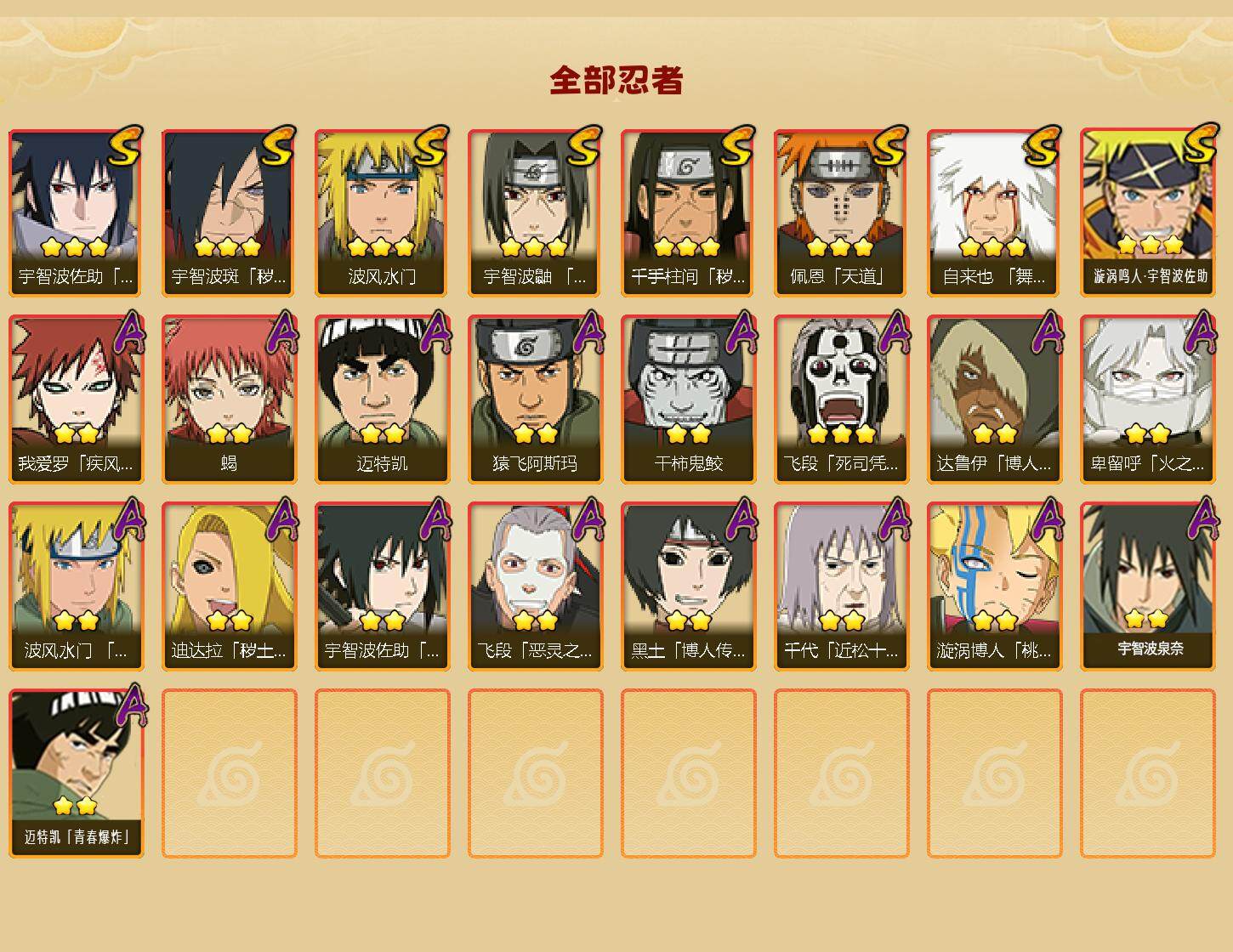 HYEY41148火影忍者账号详情图2