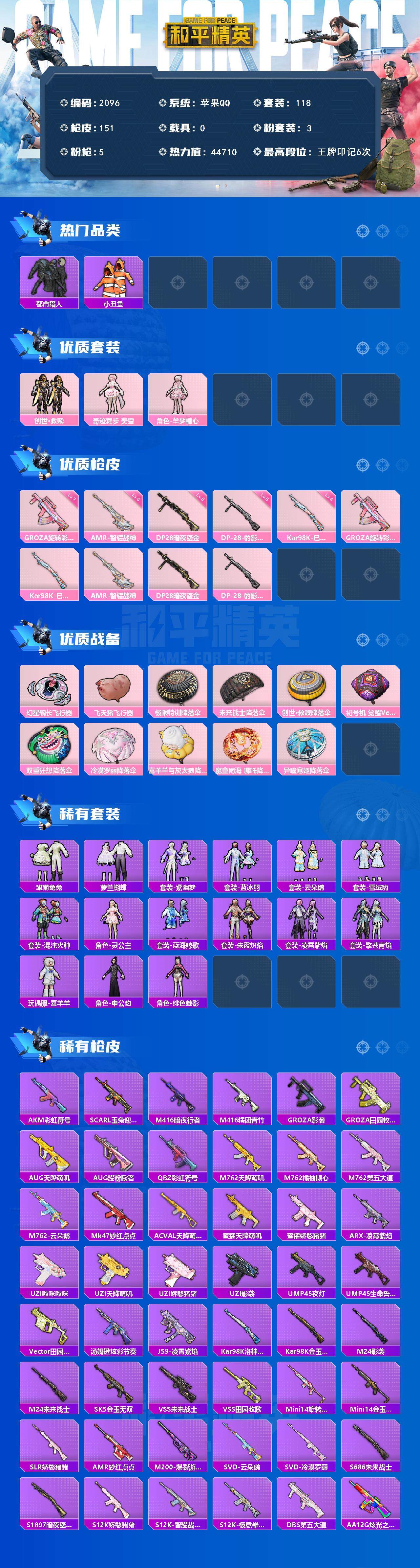 HPCMW411700和平精英账号详情图2