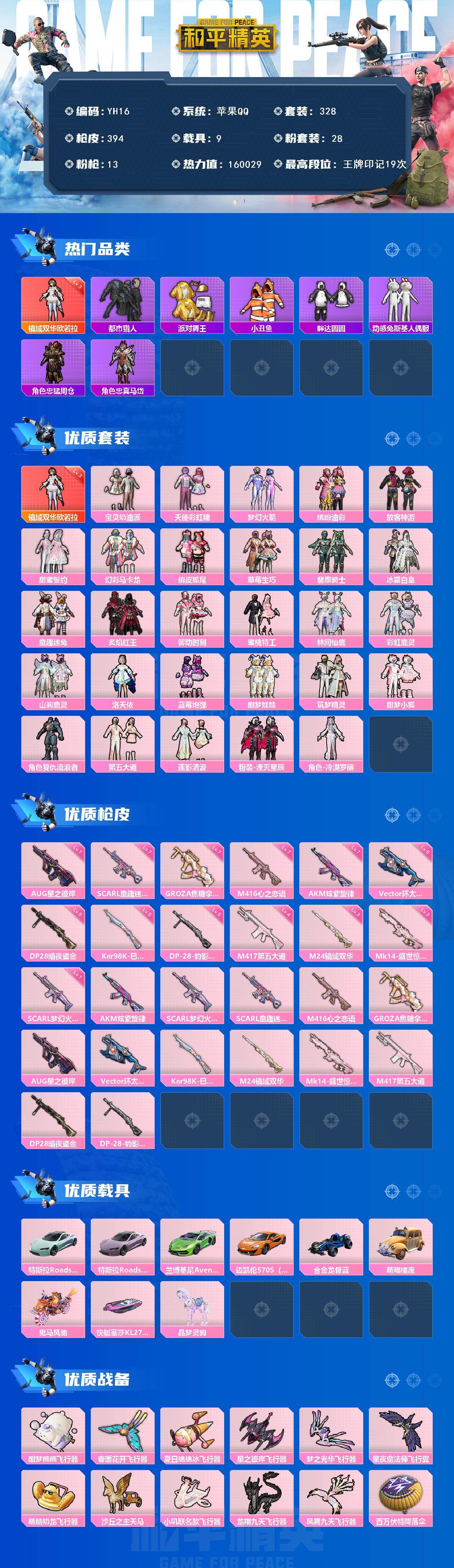 HPCMW450330和平精英账号详情图2