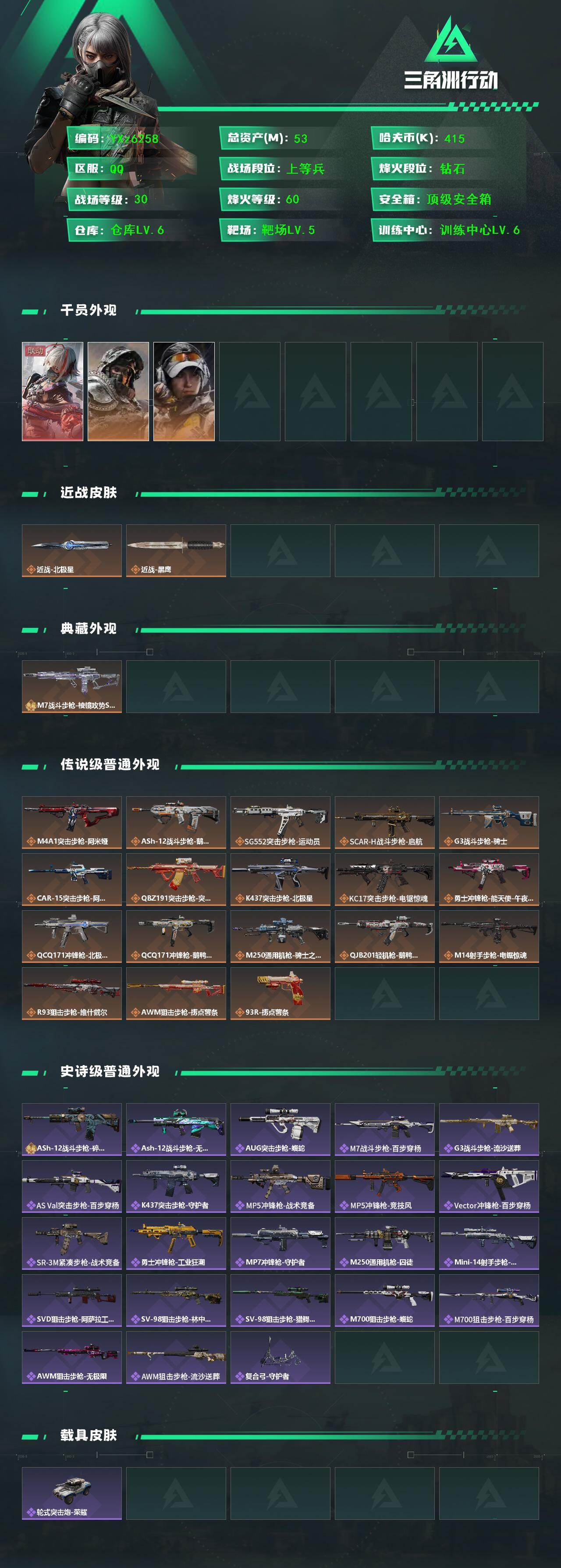 SJZCMW46736三角洲行动账号详情图2