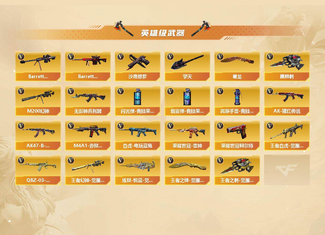 CFCMW422085穿越火线账号详情图3