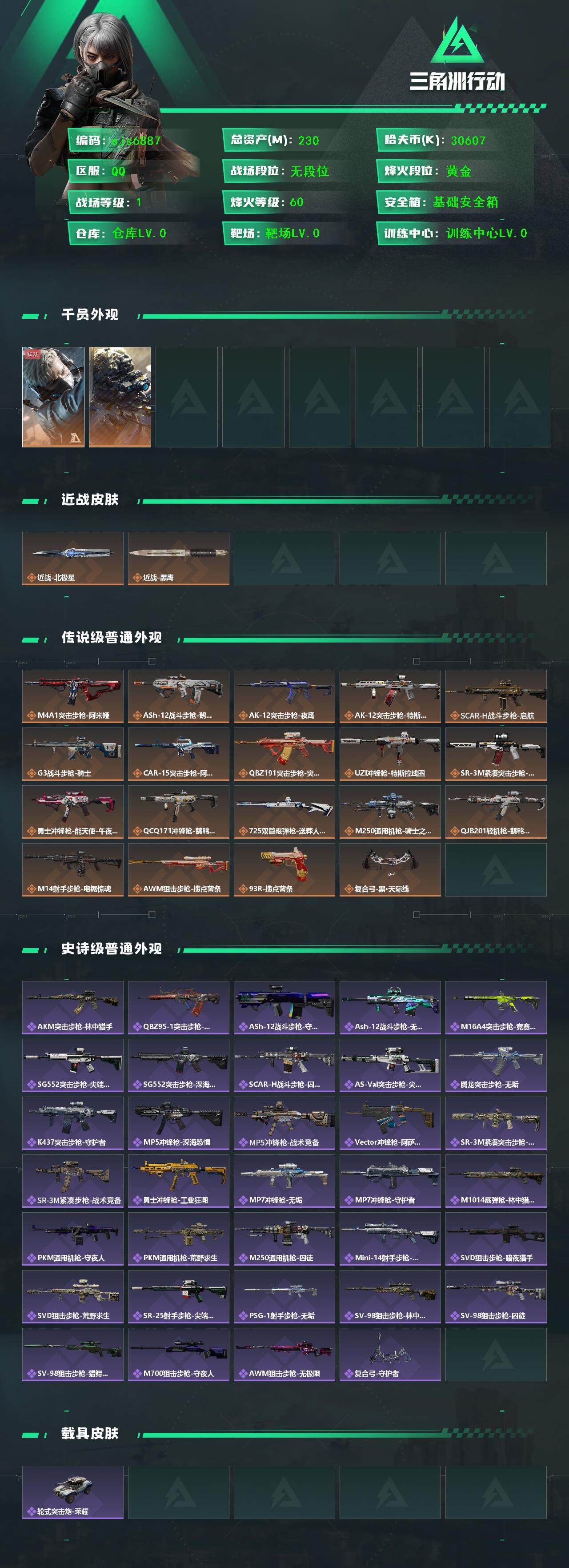 SJZCMW44058三角洲行动账号详情图2